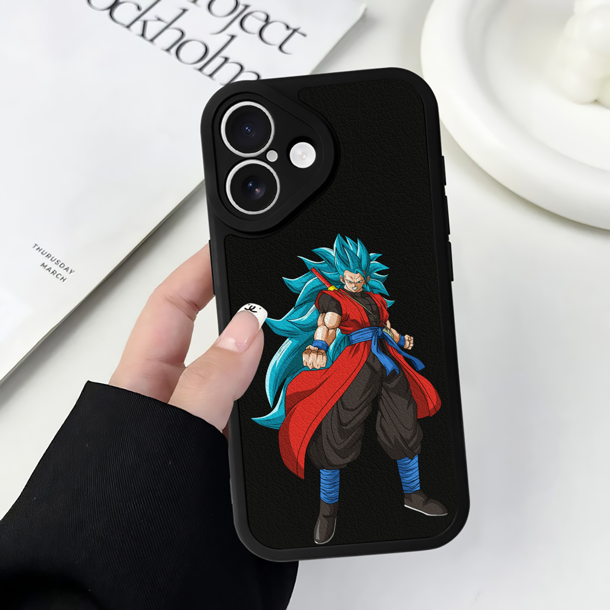 （画像用） ドラゴンボール ベジット DRAGON BALL Vegetto 【iPhone 16シリーズ対応】シリコンスマホケース（レザー調） 材質：シリコン